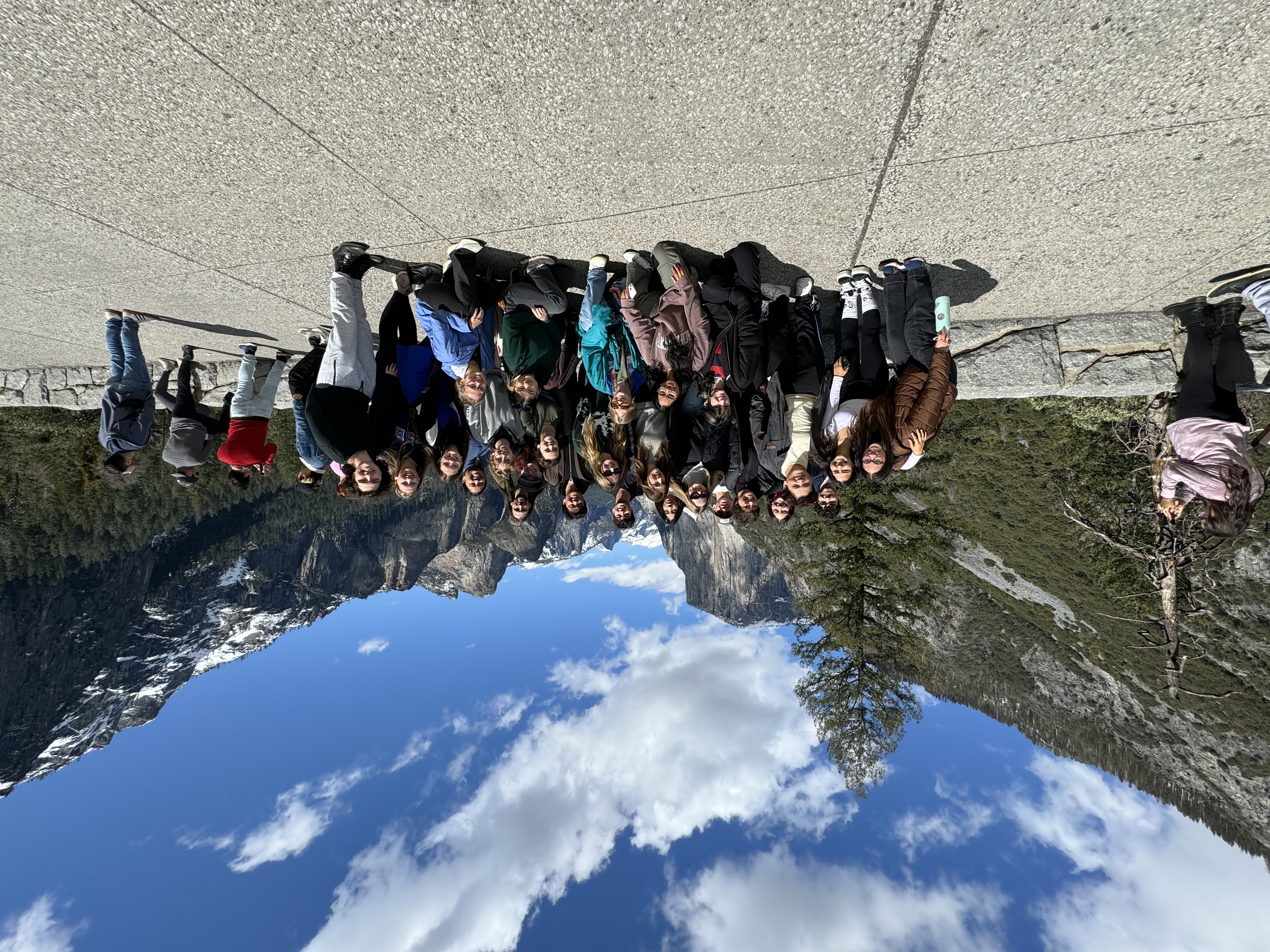 UCSB Chamber Choir at Yosemite National Park during their 2024 tour